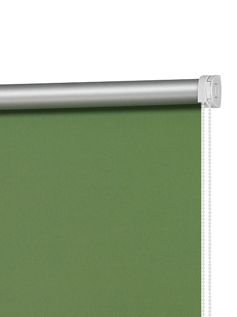 Рулонная штора Однотонный Травяной зеленый блэкаут - фото 2