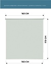 Рулонная штора Апилера Пыльная лазурь - превью фото 1