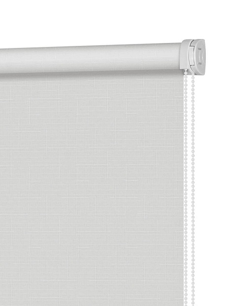 Рулонная штора Апилера Снежный серый - фото 1